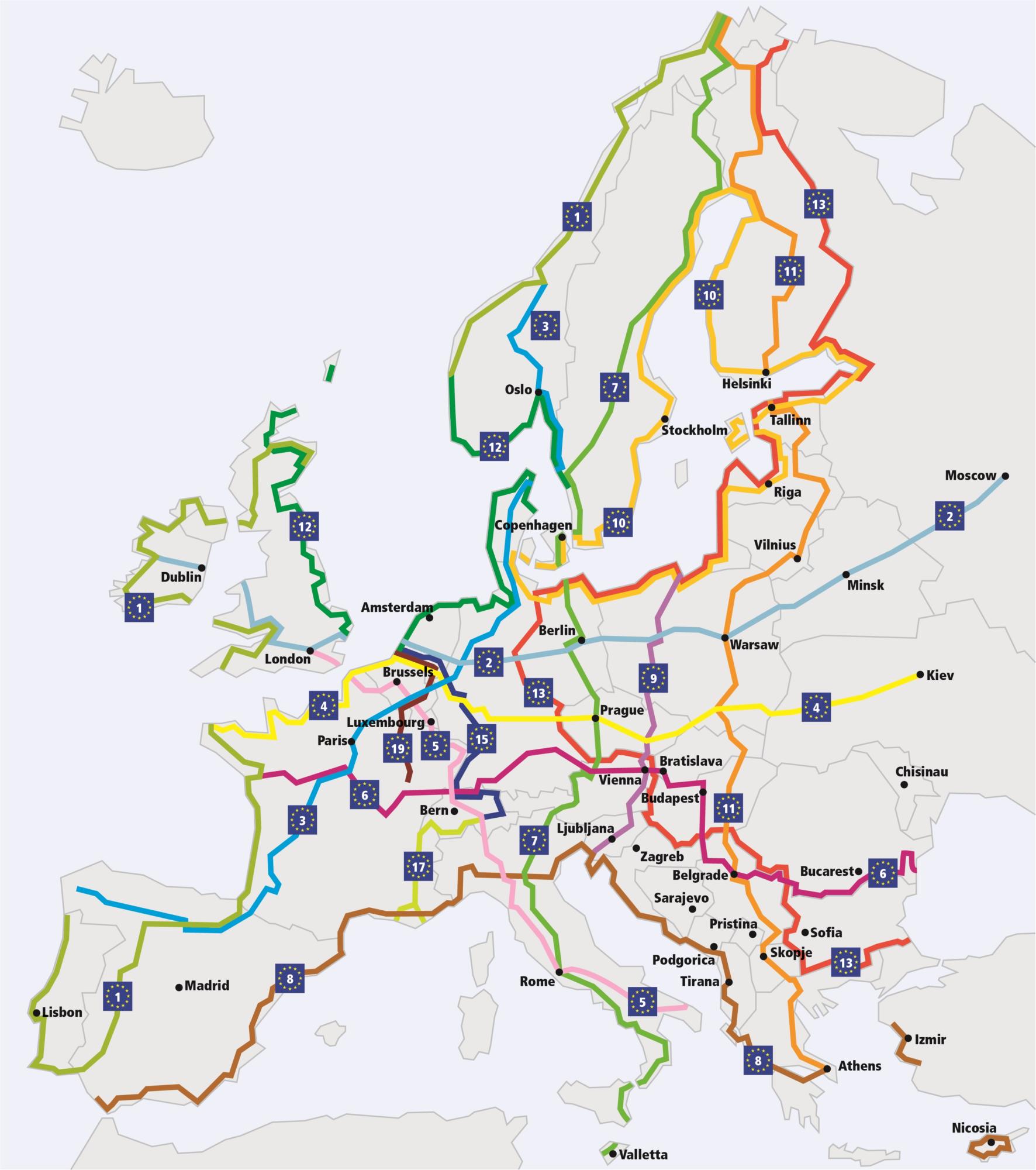 carte eurovélo le cerf volant