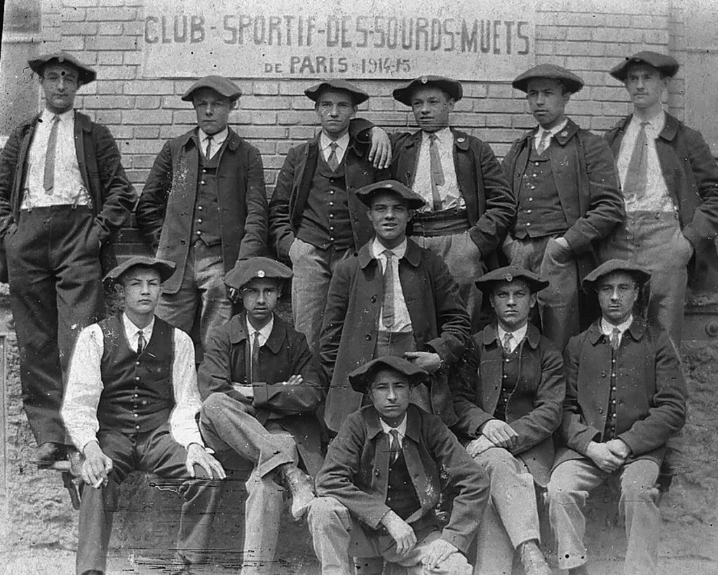 club sportif des sourds muets de Paris, 1914