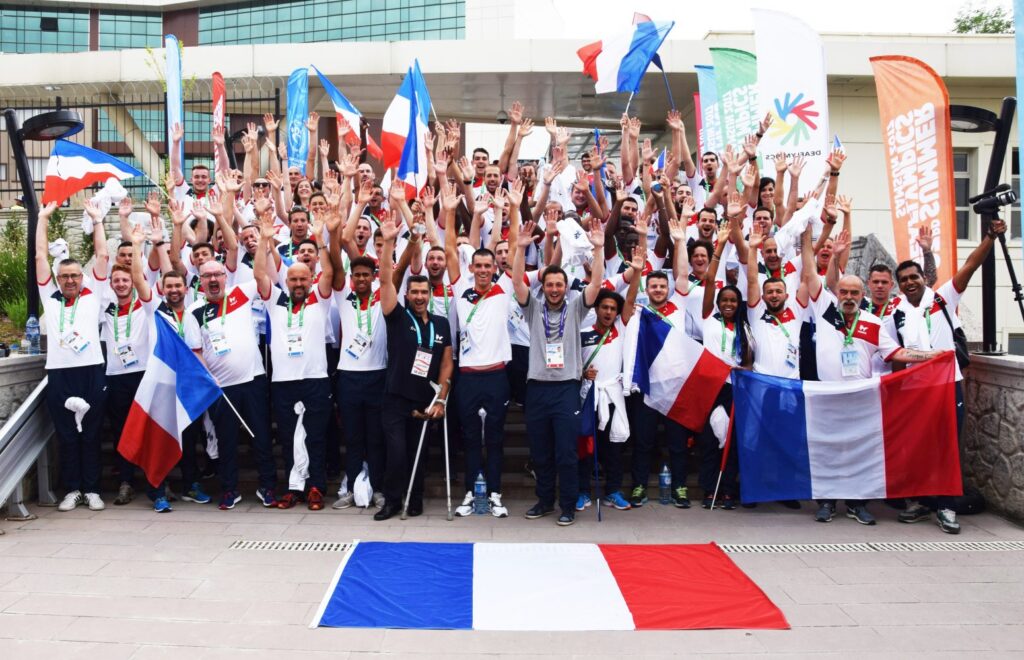 L'équipe de France deaflympics 2017
