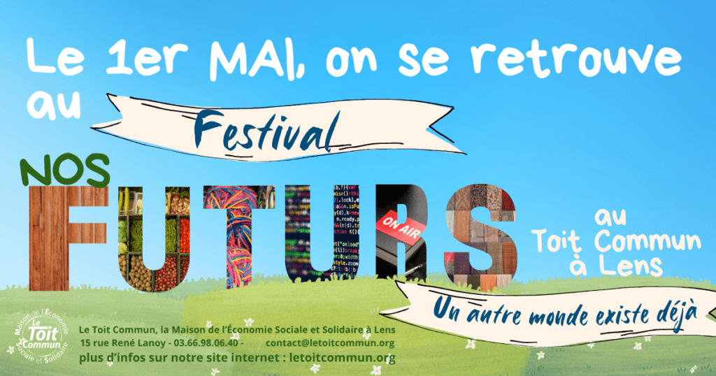 Affiche au format paysage du festival Crédits : Le Toit Commun